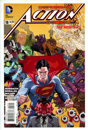 Action Comics Vol 2 18 High Grade (2013) Rivera Variant