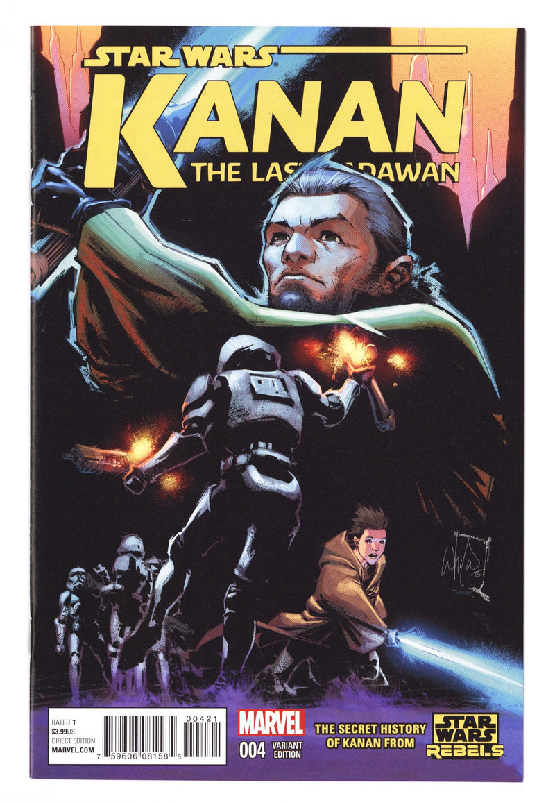 Kanan the Last Padawan 4 VF/NM (9.0) (2015) Portacio Incentive Variant 