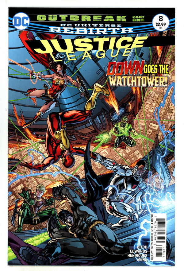 Justice League Vol 2 8 High Grade (2017)