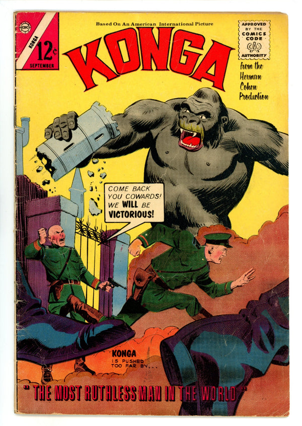Konga 19 VG- (3.5) Interior Cover Taped (1964)