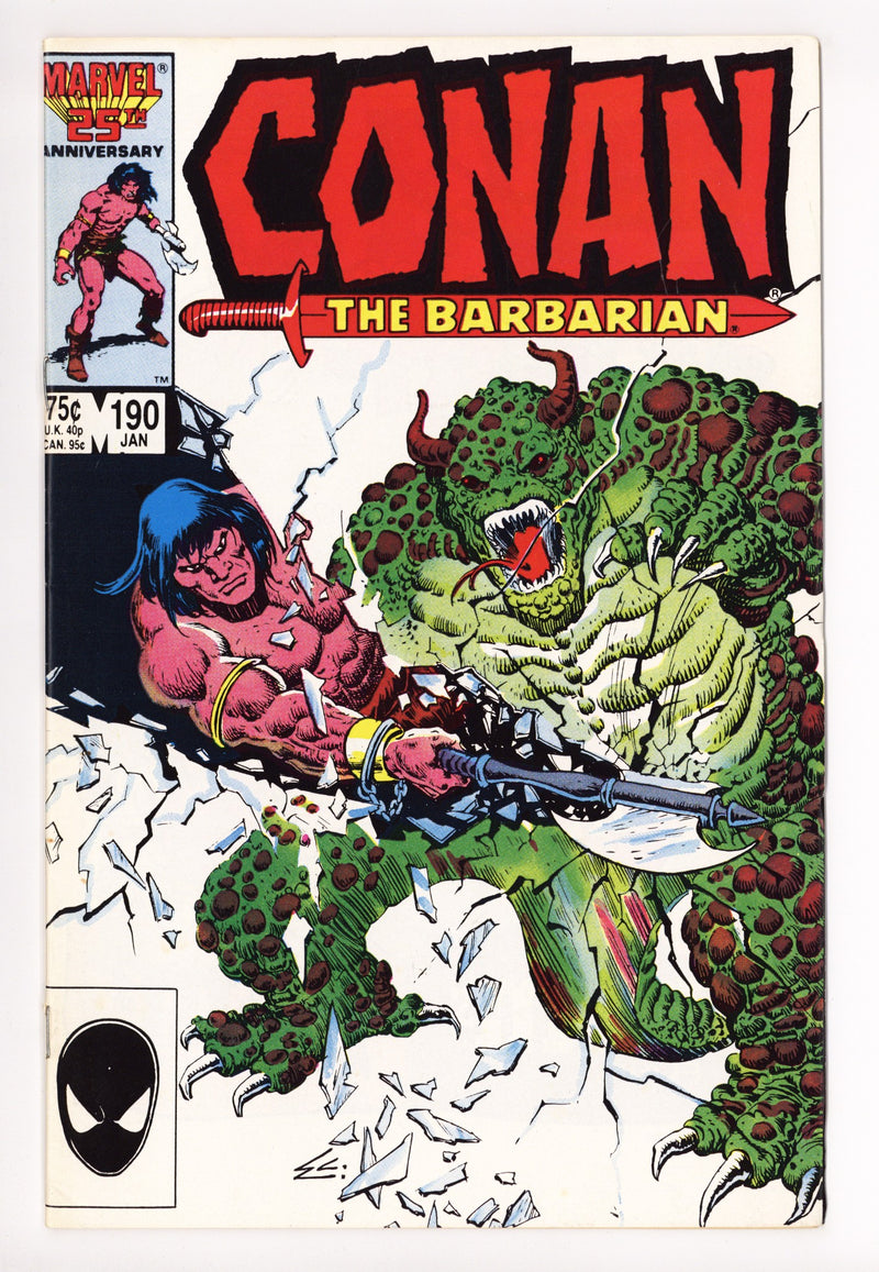 Conan the Barbarian Vol 1 190 Mid Grade (1987) 