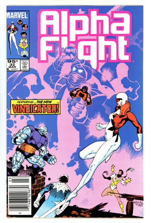 Alpha Flight Vol 1 32 NM- (9.2) (1986) Canadian Price Variant