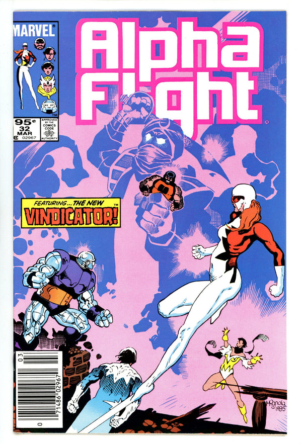 Alpha Flight Vol 1 32 NM- (9.2) (1986) Canadian Price Variant