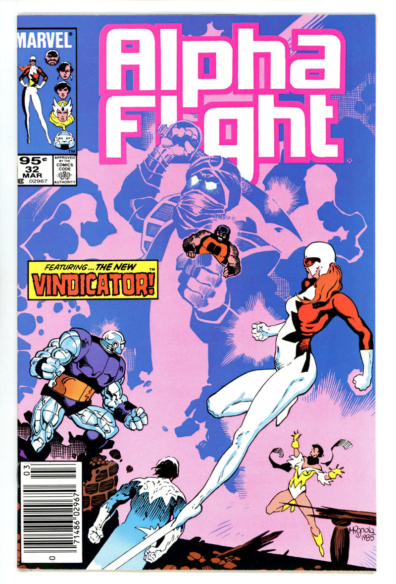 Alpha Flight Vol 1 32 NM- (9.2) (1986) Canadian Price Variant 
