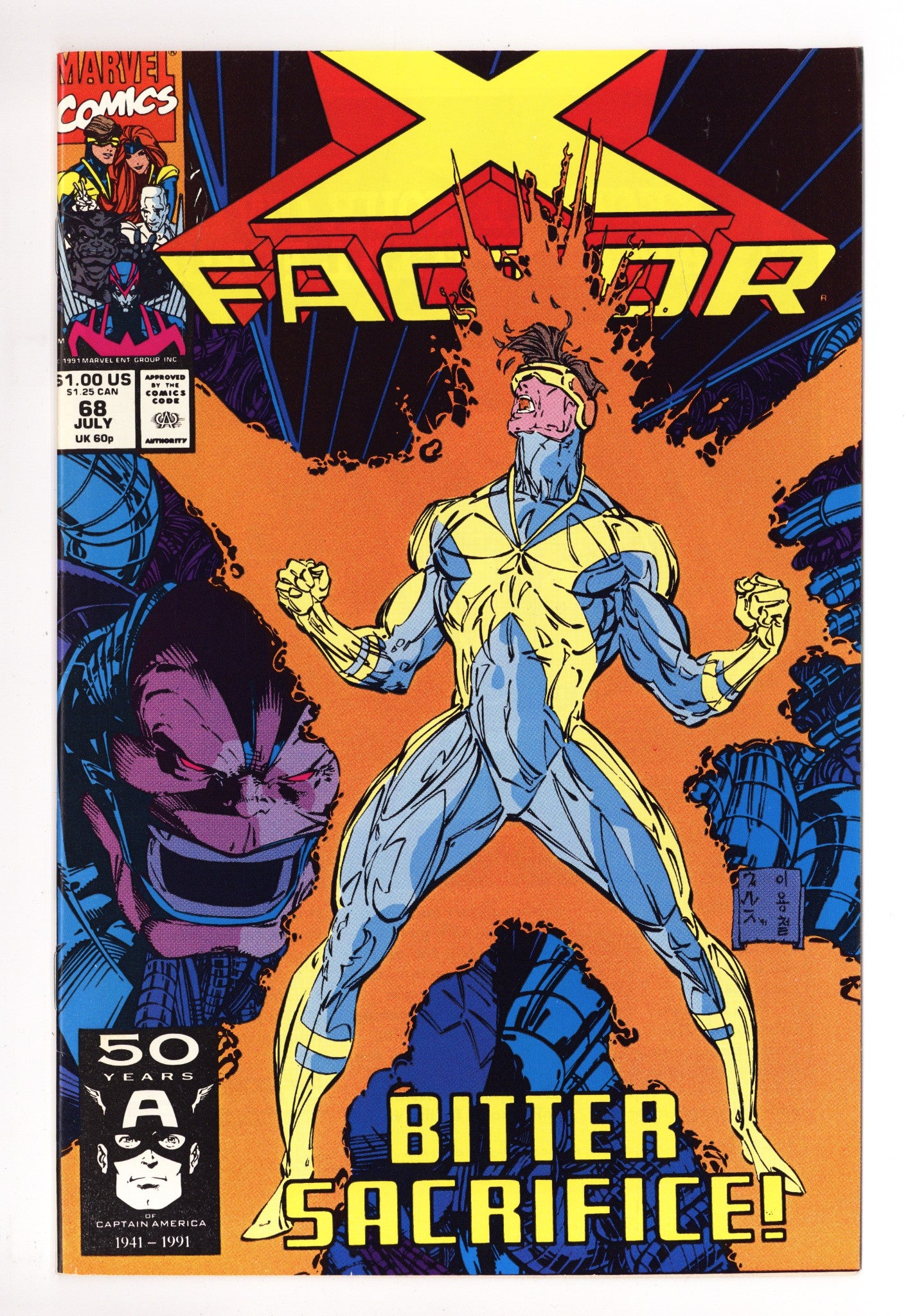 X-Factor Vol 1 68 High Grade (1991) 
