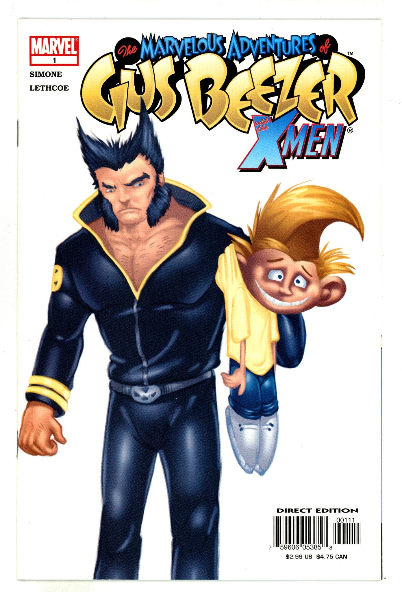 Marvelous Adventures of Gus Beezer: X-Men 1 High Grade (2003) 