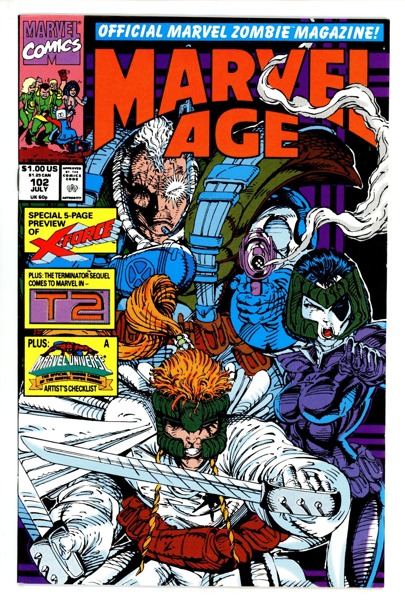 Marvel Age 102 VF (1991)