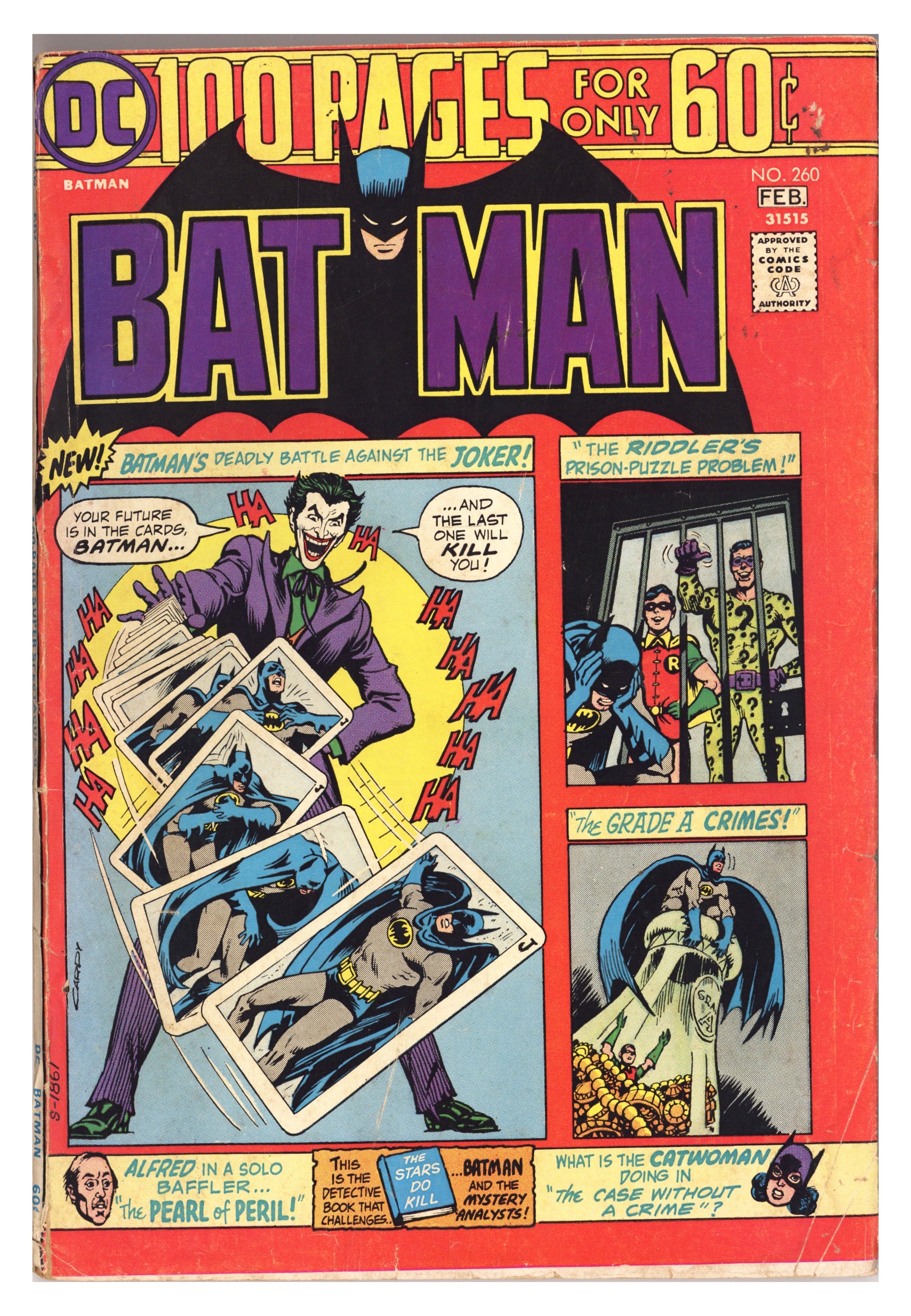 Batman Vol 1 260 VG (4.0) (1975) 