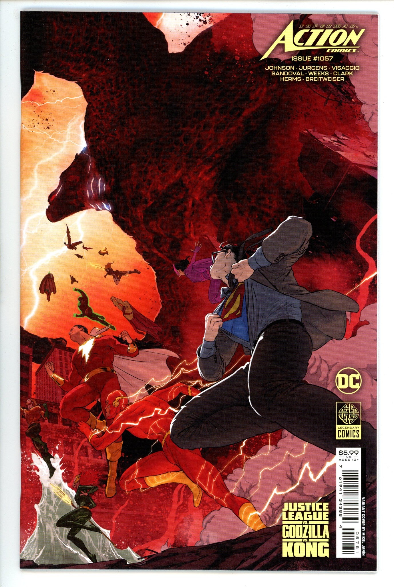 Action Comics Vol 3 1057 High Grade (2023) Janin Variant 