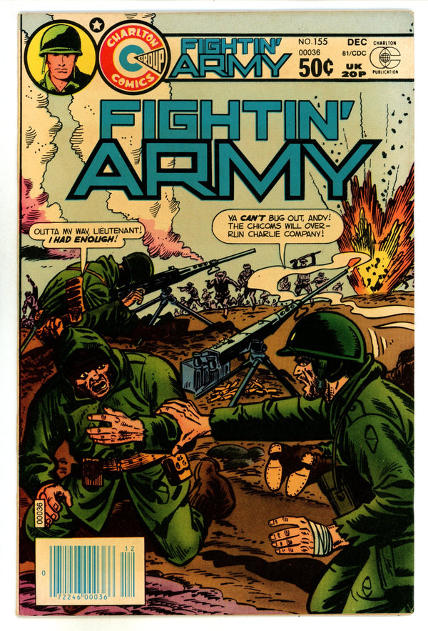 Fightin' Army 155 VF- (7.5) (1981)
