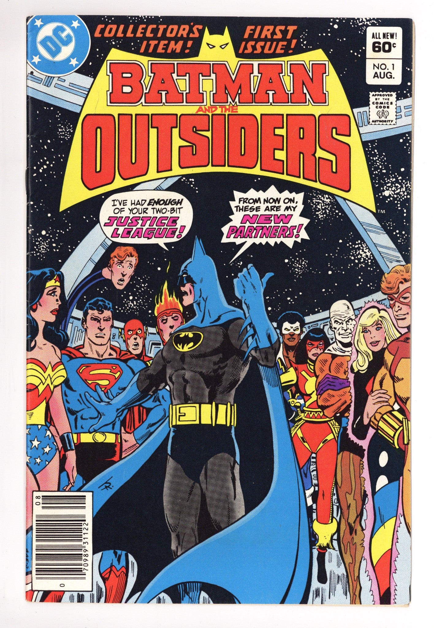 Batman and the Outsiders Vol 1 1 Mid Grade (1983) Newsstand 