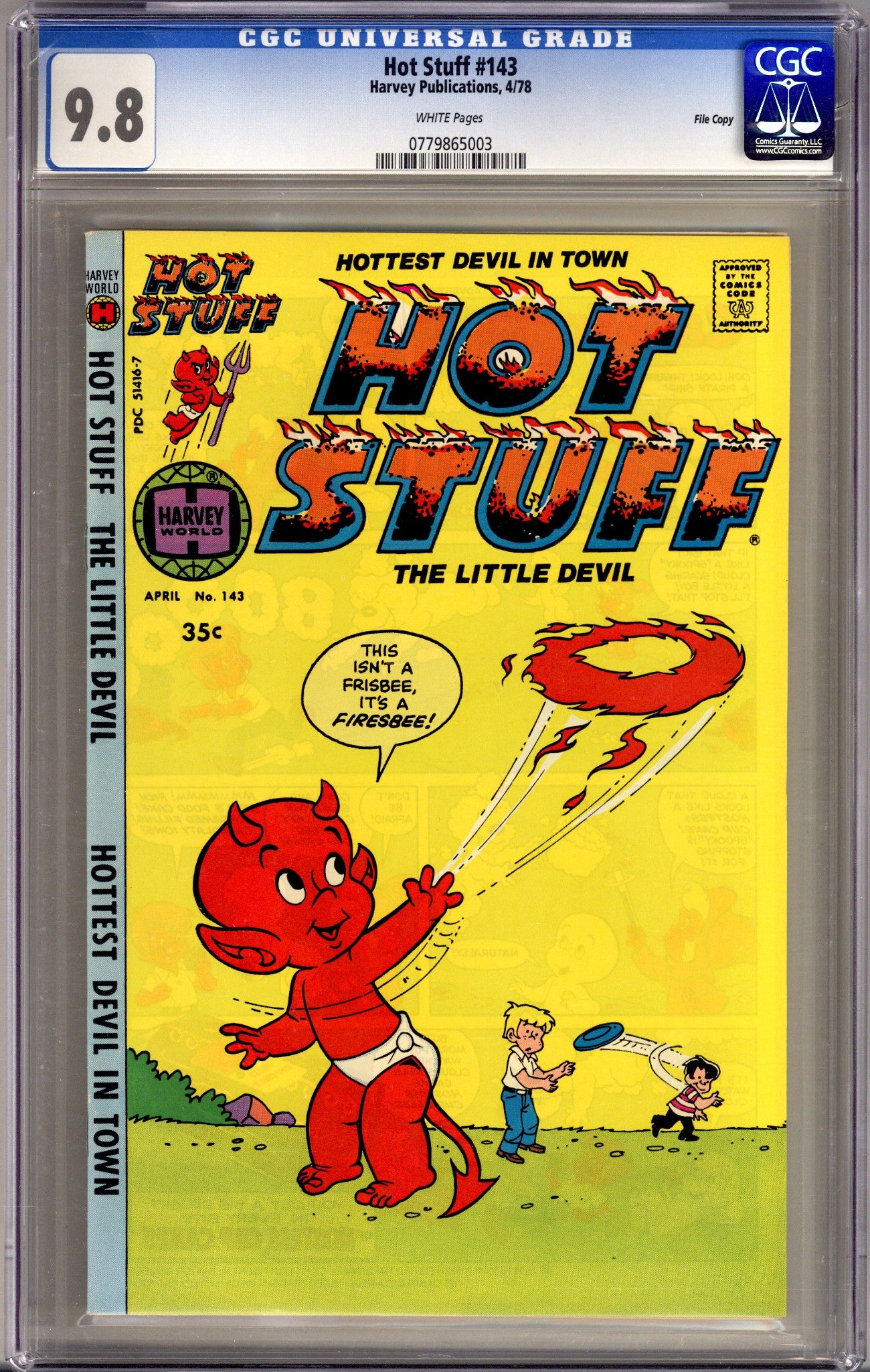 Hot Stuff, the Little Devil 143 CGC 9.8 (NM/M) File Copy (1978) 