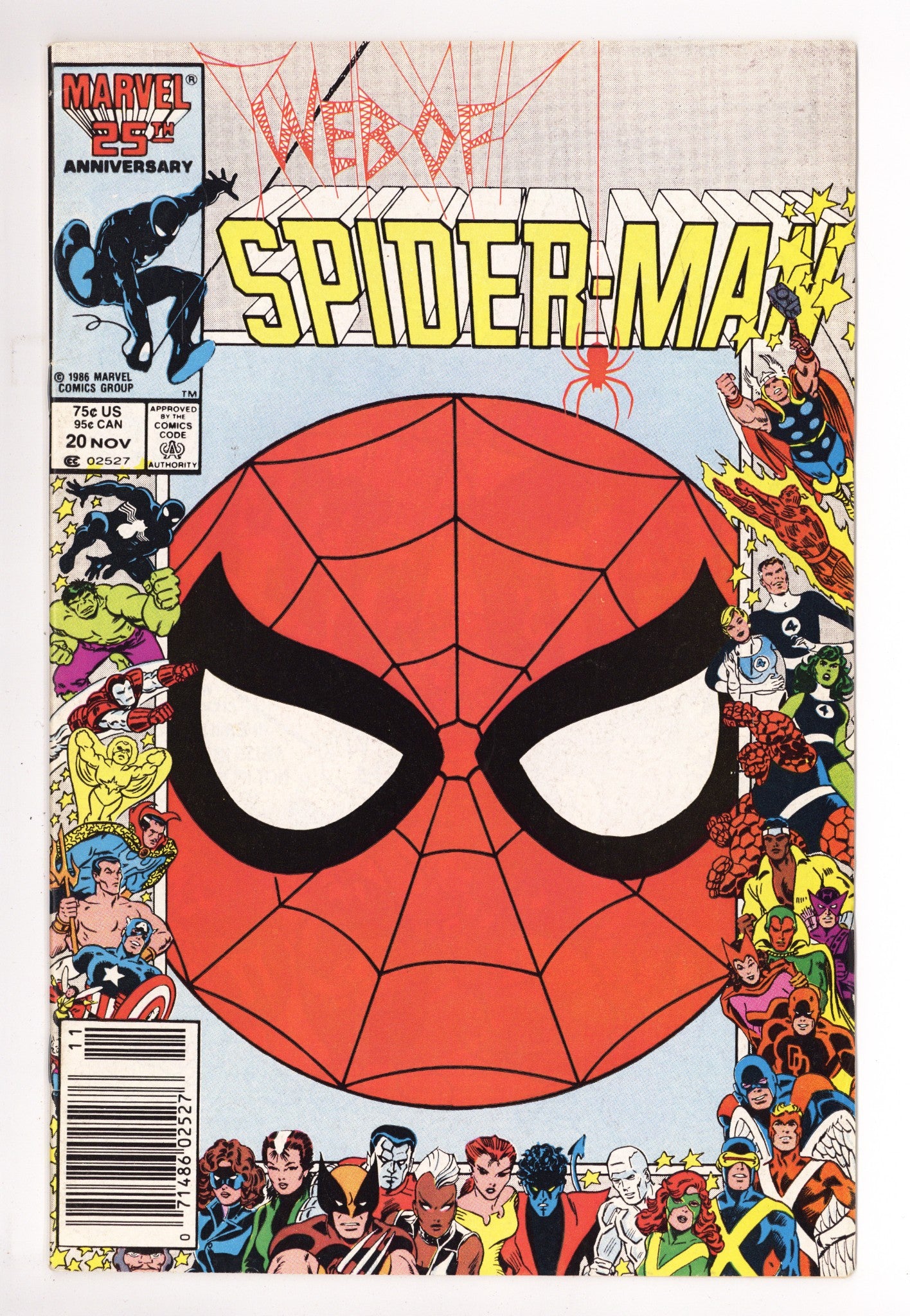 Web of Spider-Man Vol 1 20 Mid Grade (1986) Newsstand 