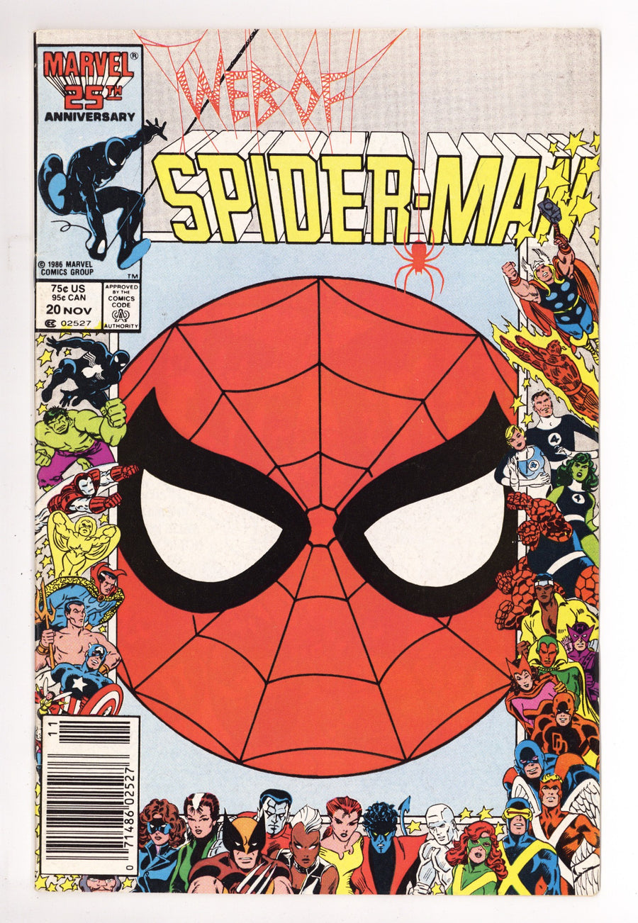 Web of Spider-Man Vol 1 20 Mid Grade (1986) Newsstand 