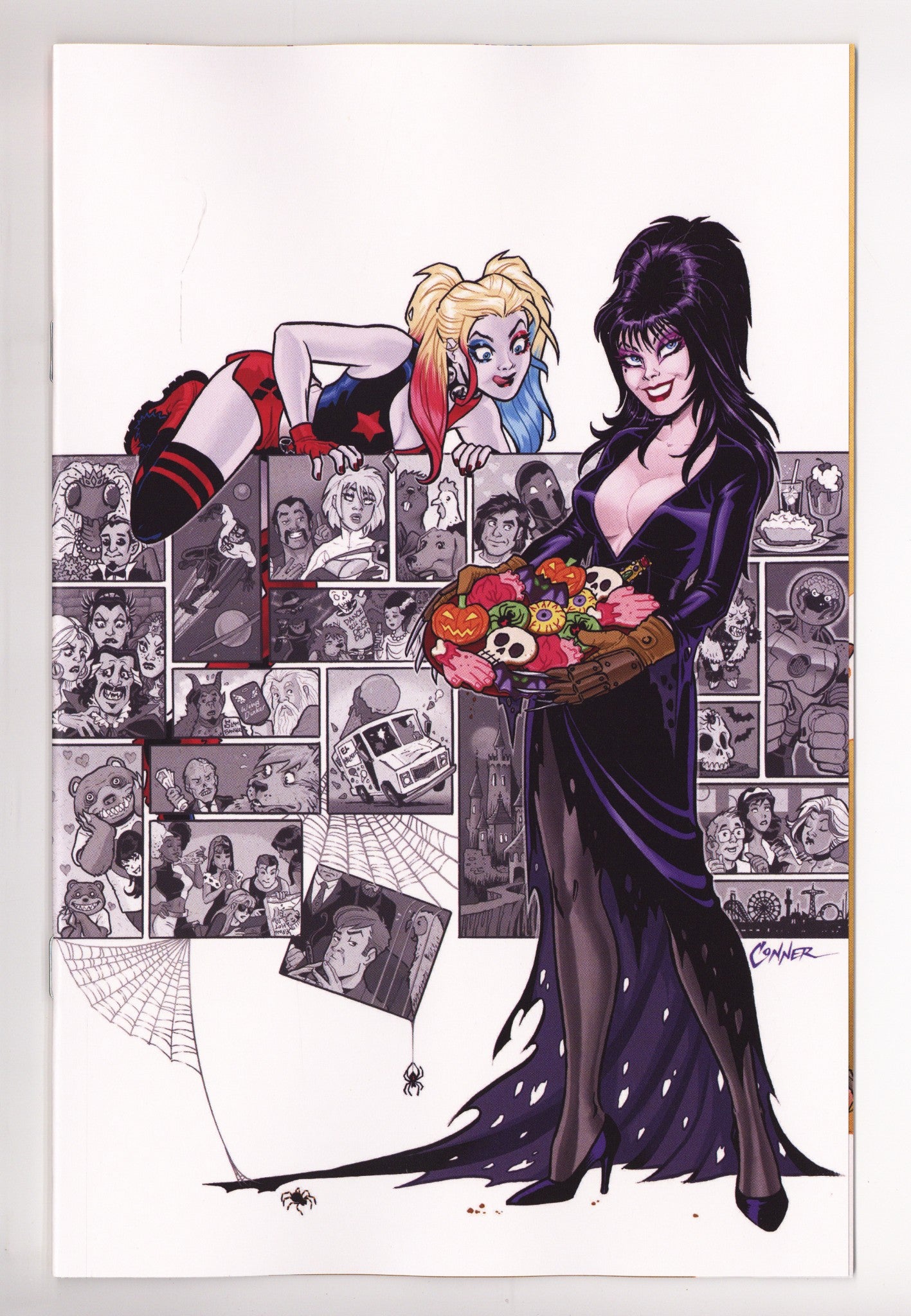 Harley Quinn X Elvira  6 Conner  Cookies Virgin Incentive NM  (2026)