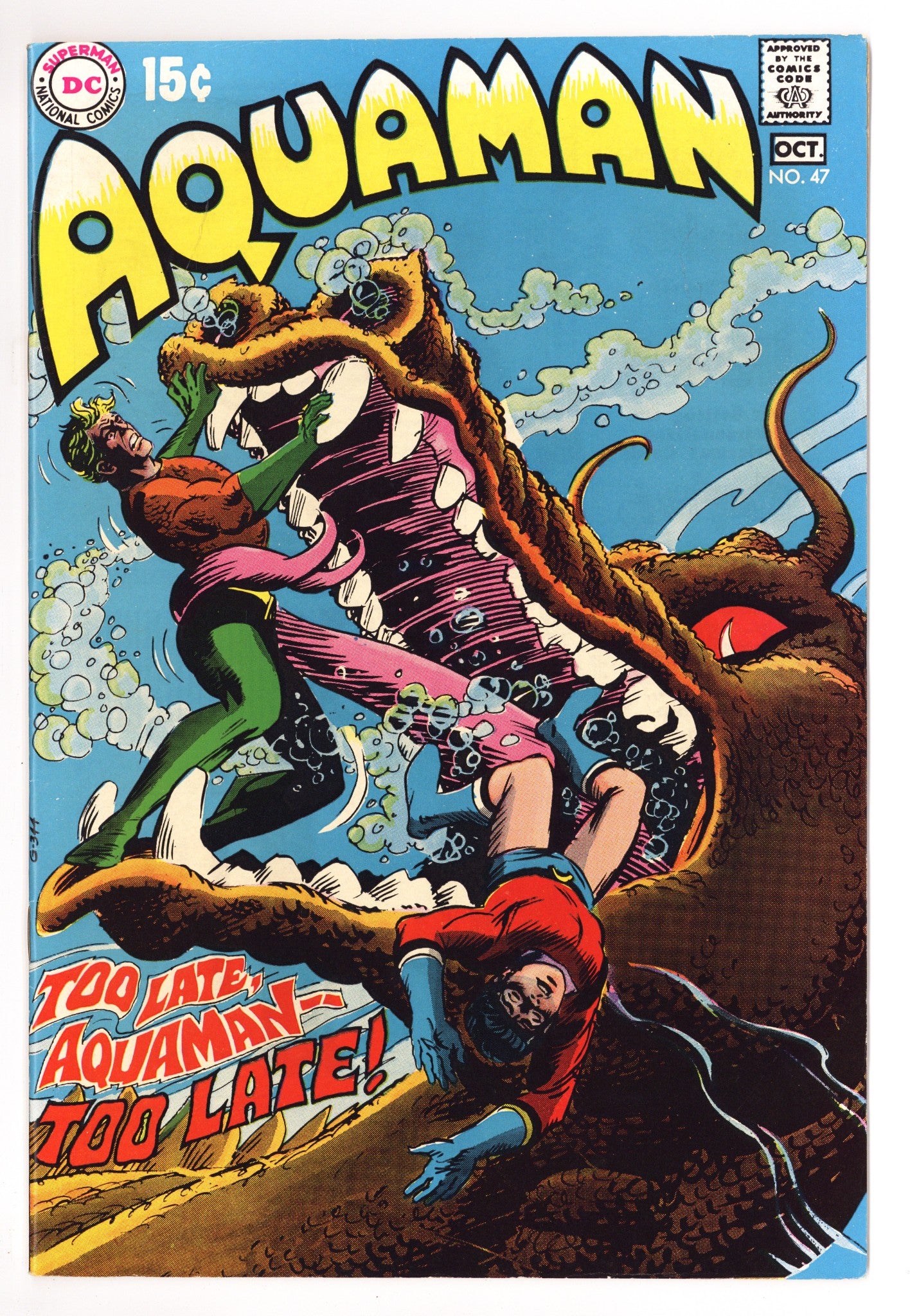 Aquaman Vol 1 47 VF+ (8.5) (1969) 