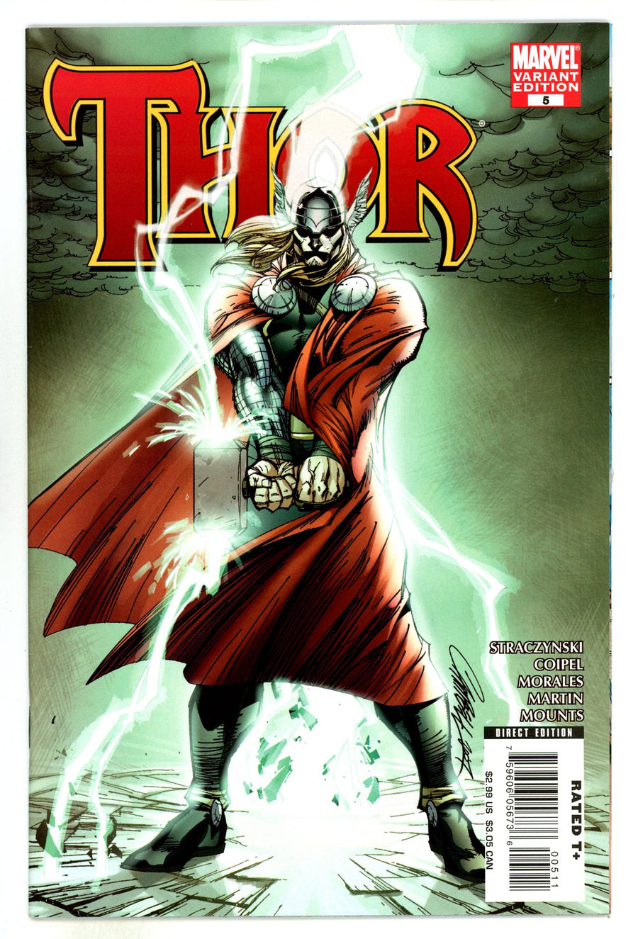 Thor Vol 3 5  VF (8.0)  (2008) Campbell  Variant  