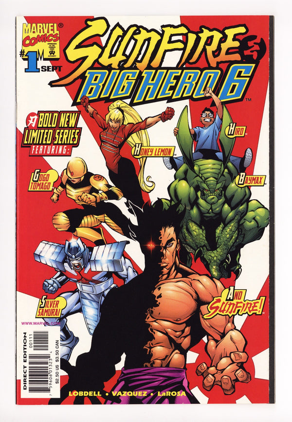 Sunfire & Big Hero Six 1 VF+ (8.5) (1998)