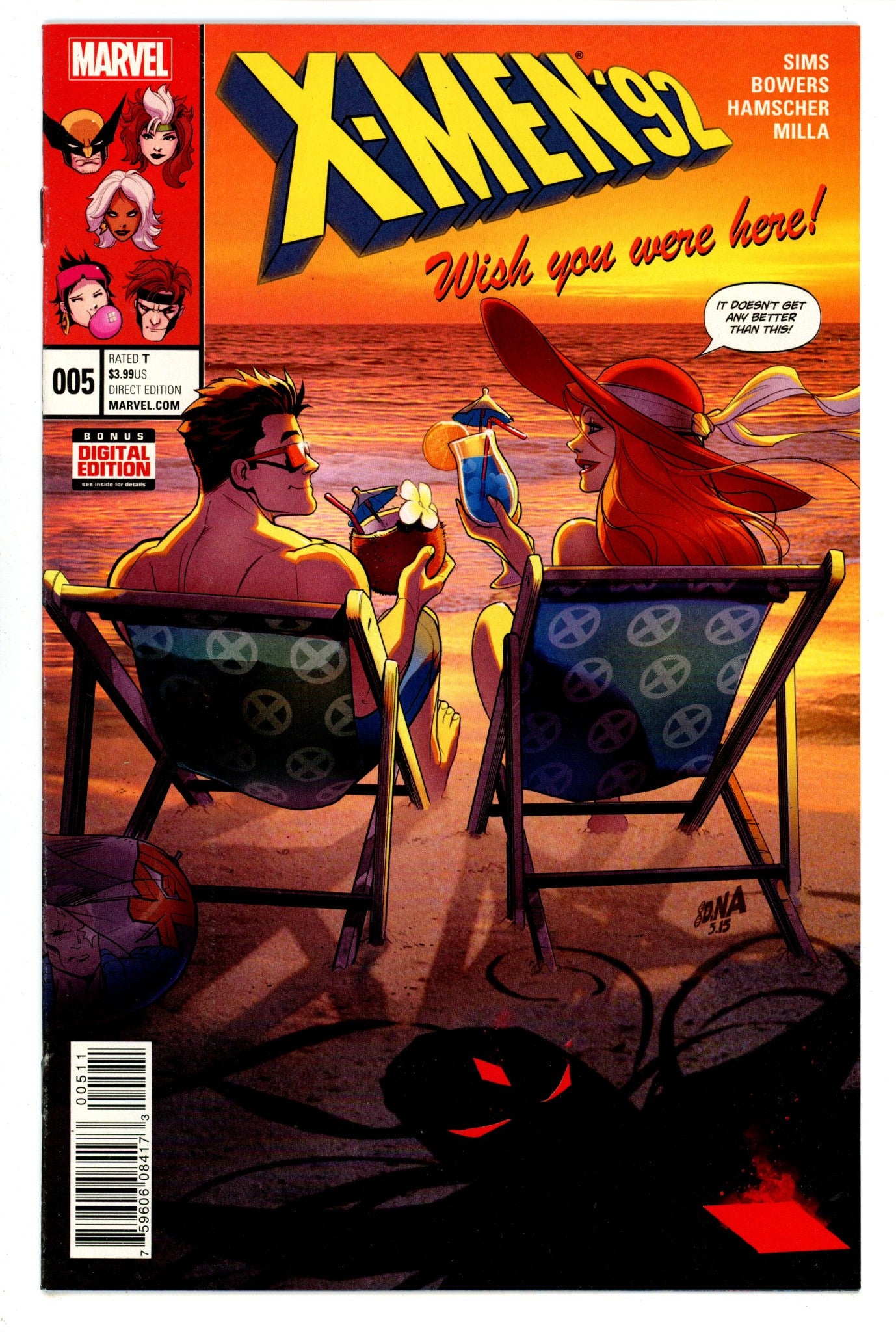 X-Men '92 Vol 2 5 High Grade (2016) 