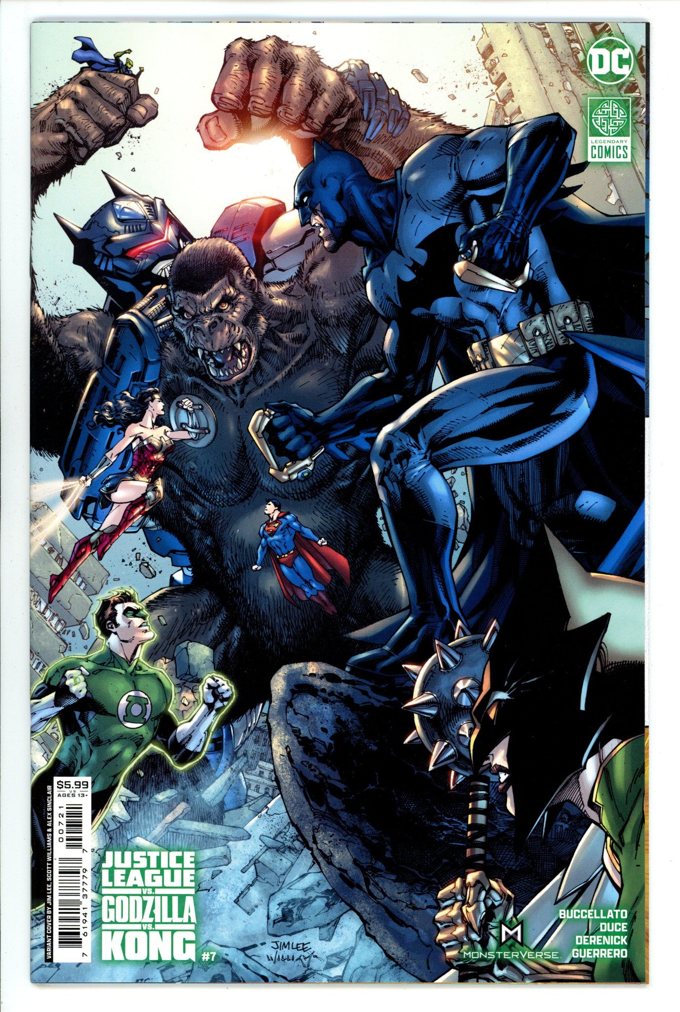 Justice League Vs Godzilla Vs Kong 7 Lee Variant (2024)