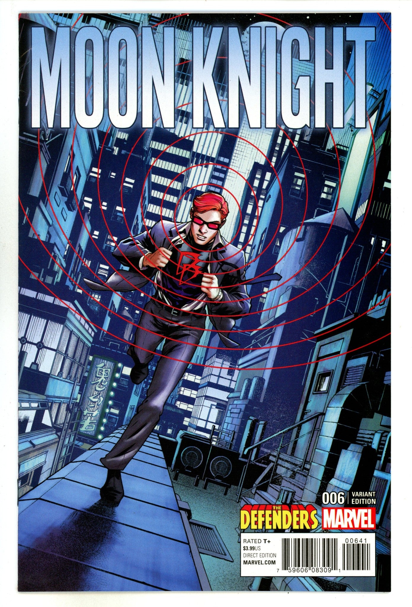 Moon Knight Vol 8 6 Mid Grade (2016) McKone Variant 