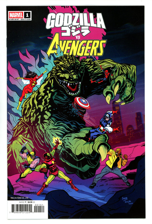 Godzilla Vs. Avengers 1 Bardin Variant (2025)