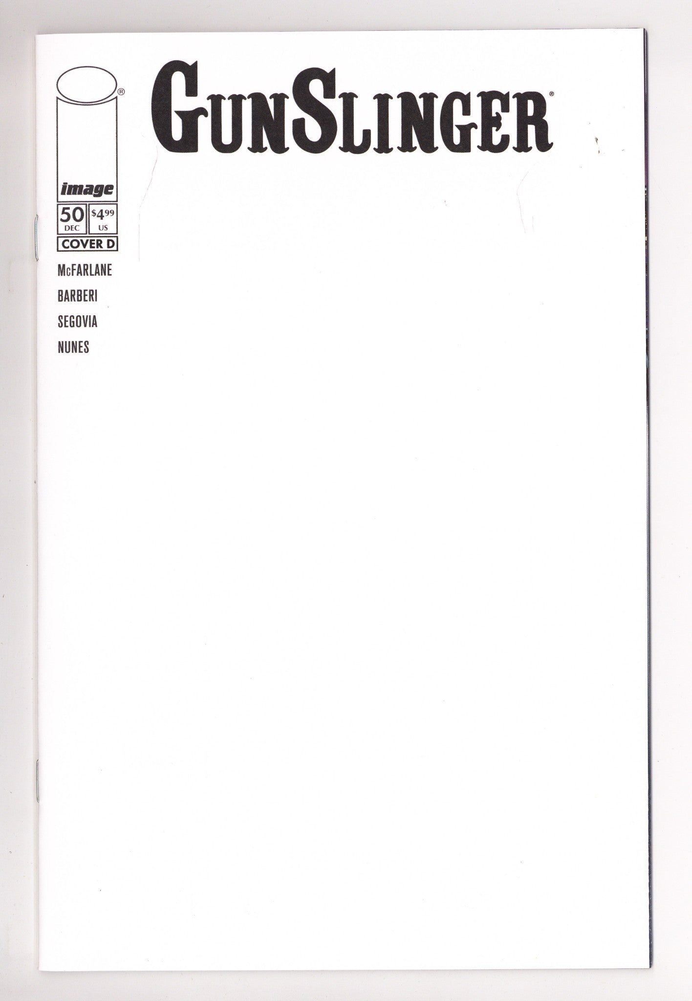 Gunslinger Spawn 50 Blank Variant (2026)