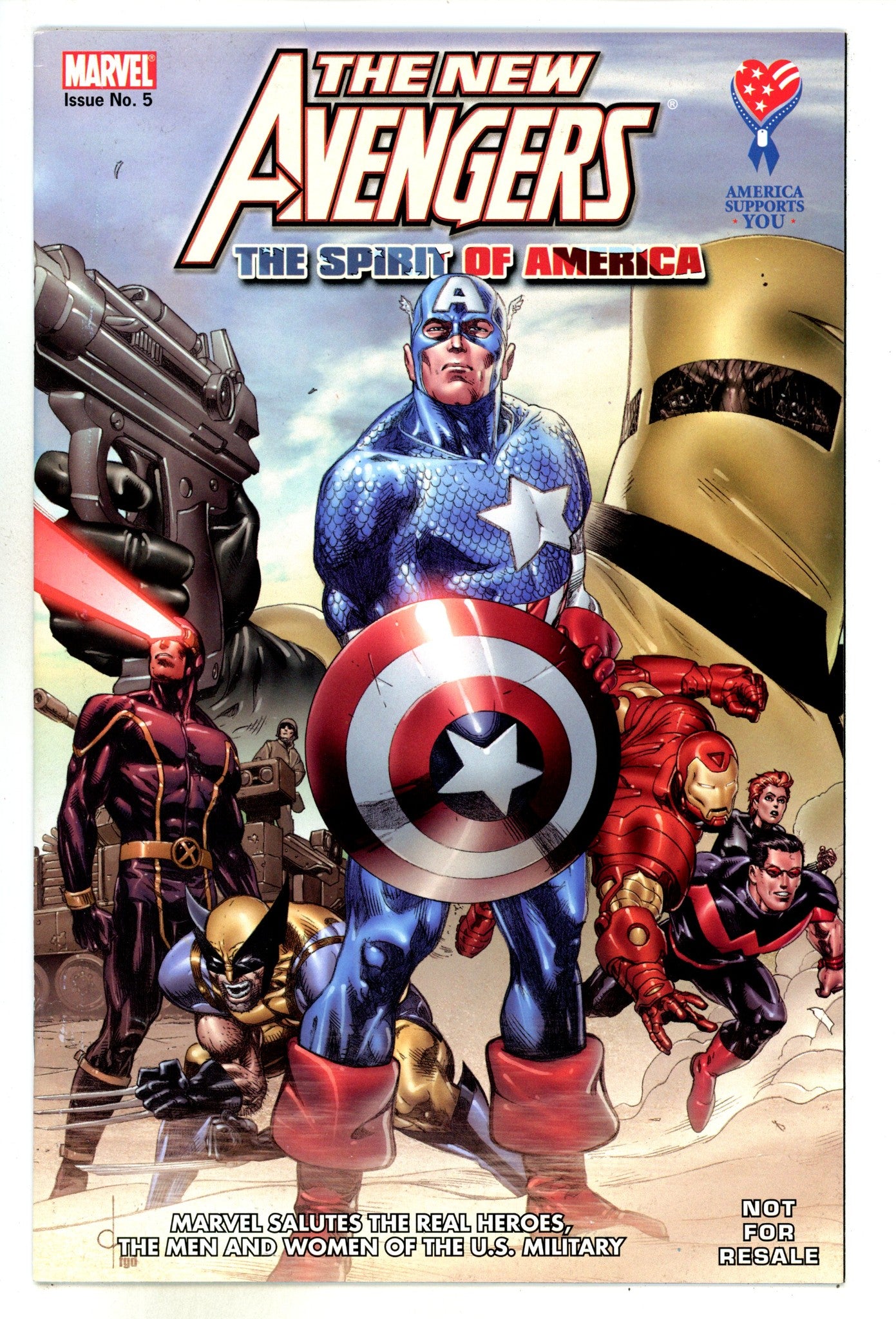 AAFES 5th Edition [New Avengers: The Spirit of America] [nn] Mid Grade (2007) 