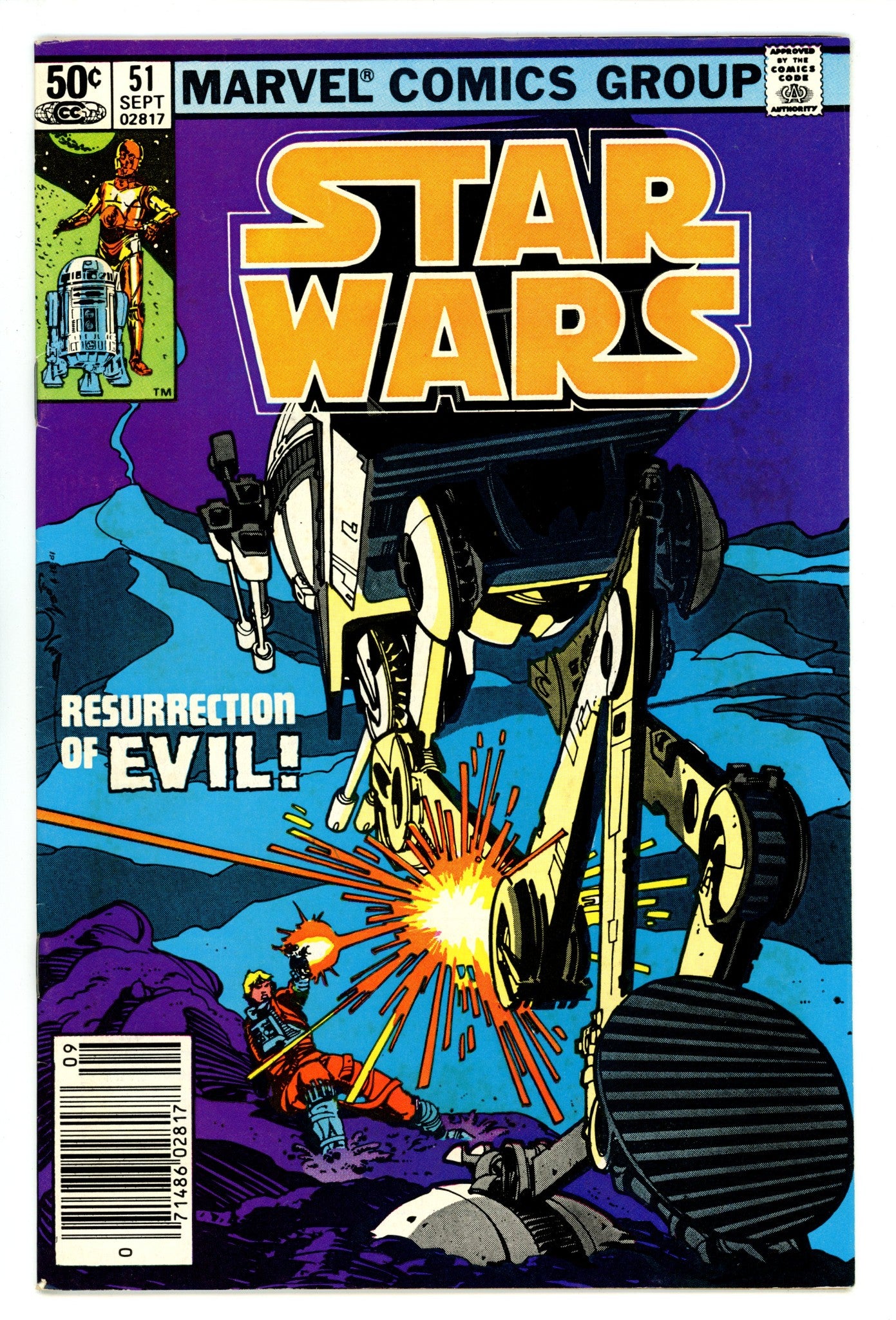 Star Wars Vol 1 51 FN/VF (7.0) (1981) Newsstand 