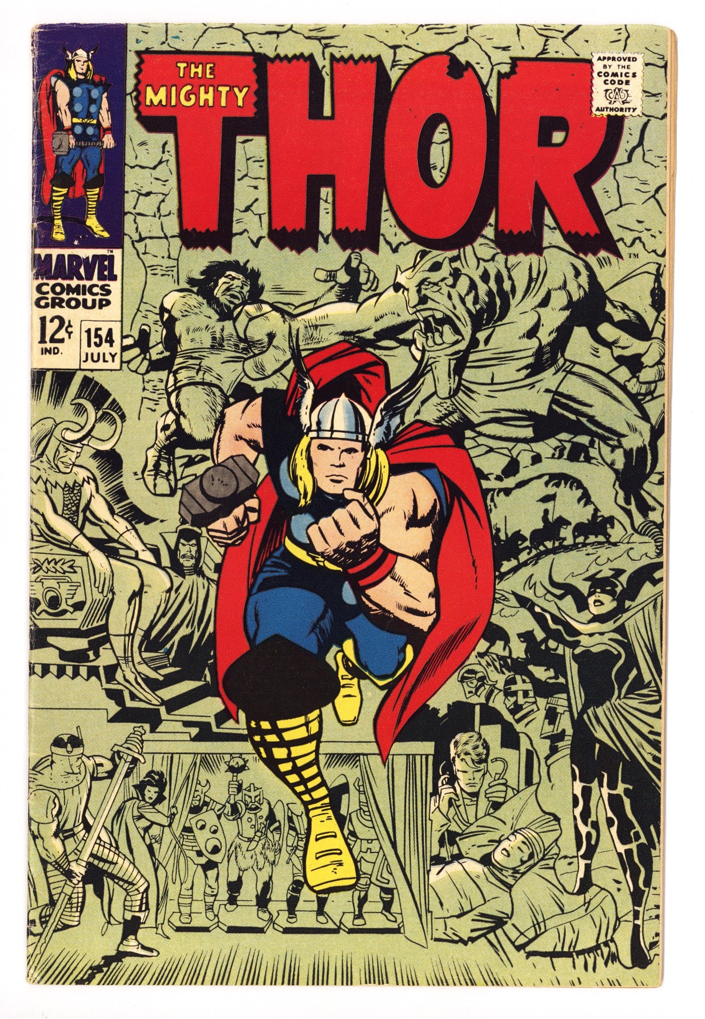 Thor Vol 1 154 FN (6.0) (1968) 