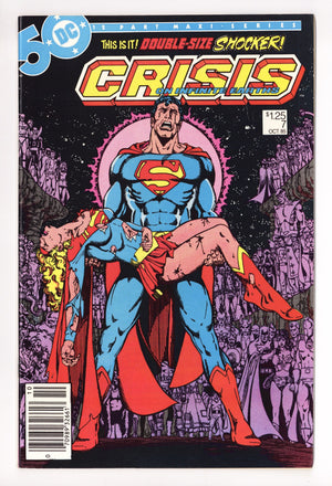 Crisis on Infinite Earths 7 VF (8.0) (1985) Newsstand 