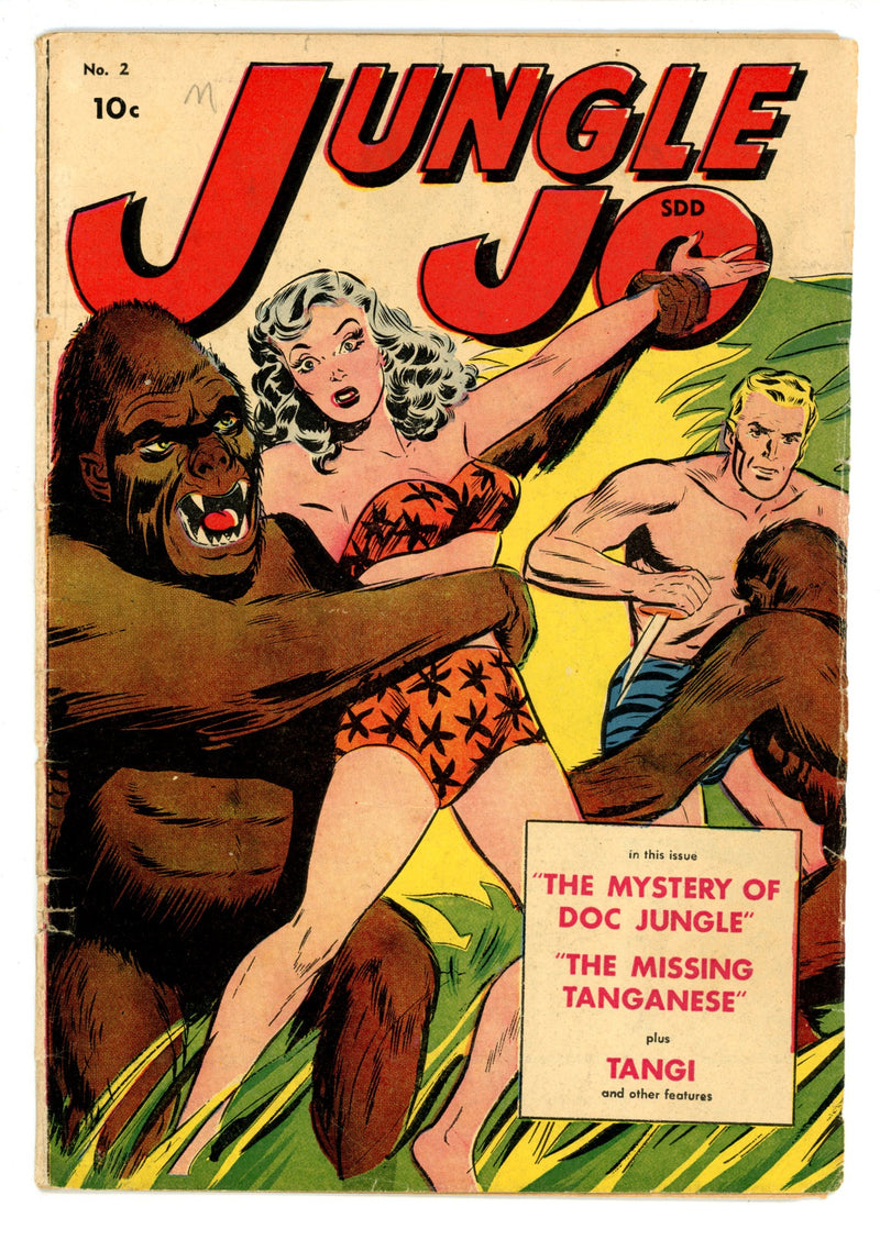 Jungle Jo 2 Missing 6 Pages (1950) Canadian Edition 