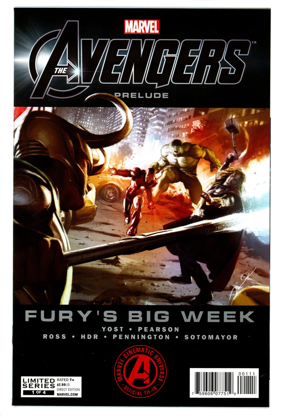 Marvel's the Avengers Prelude: Fury's Big Week 1 NM (9.4) (2012) 