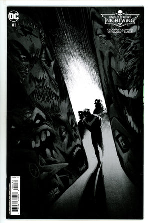 Knight Terrors Nightwing 1 Alexander B&W Incentive Variant VF/NM (2023)