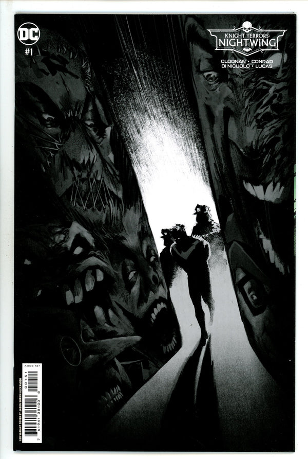 Knight Terrors Nightwing 1 Alexander B&W Incentive Variant VF/NM (2023)