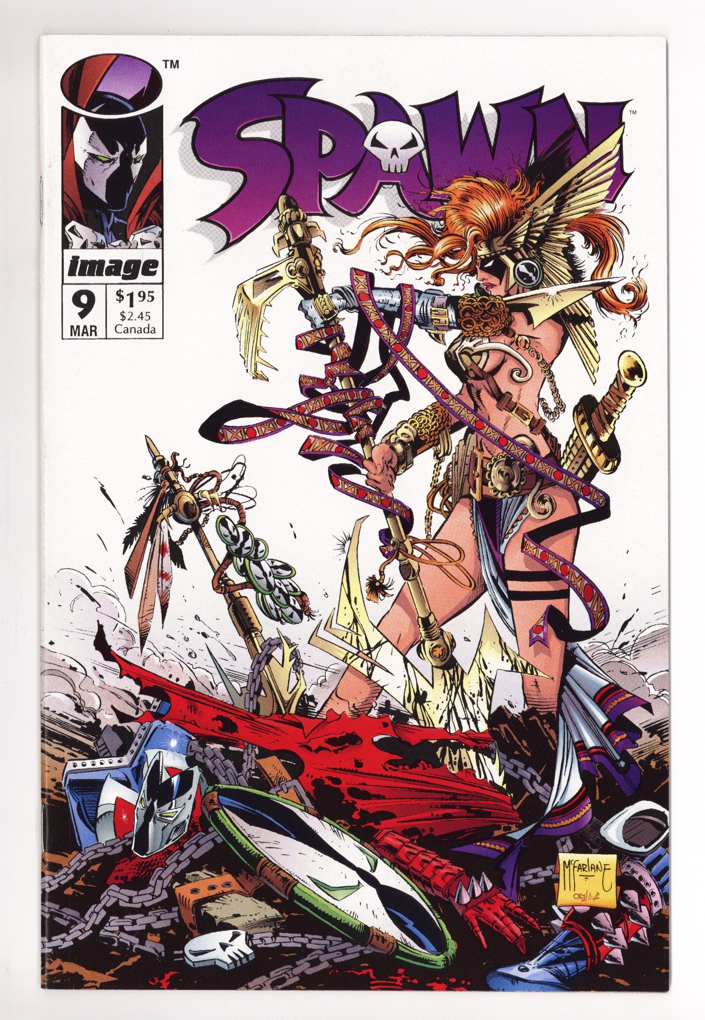 Spawn 9 VF+ (8.5) (1993) 