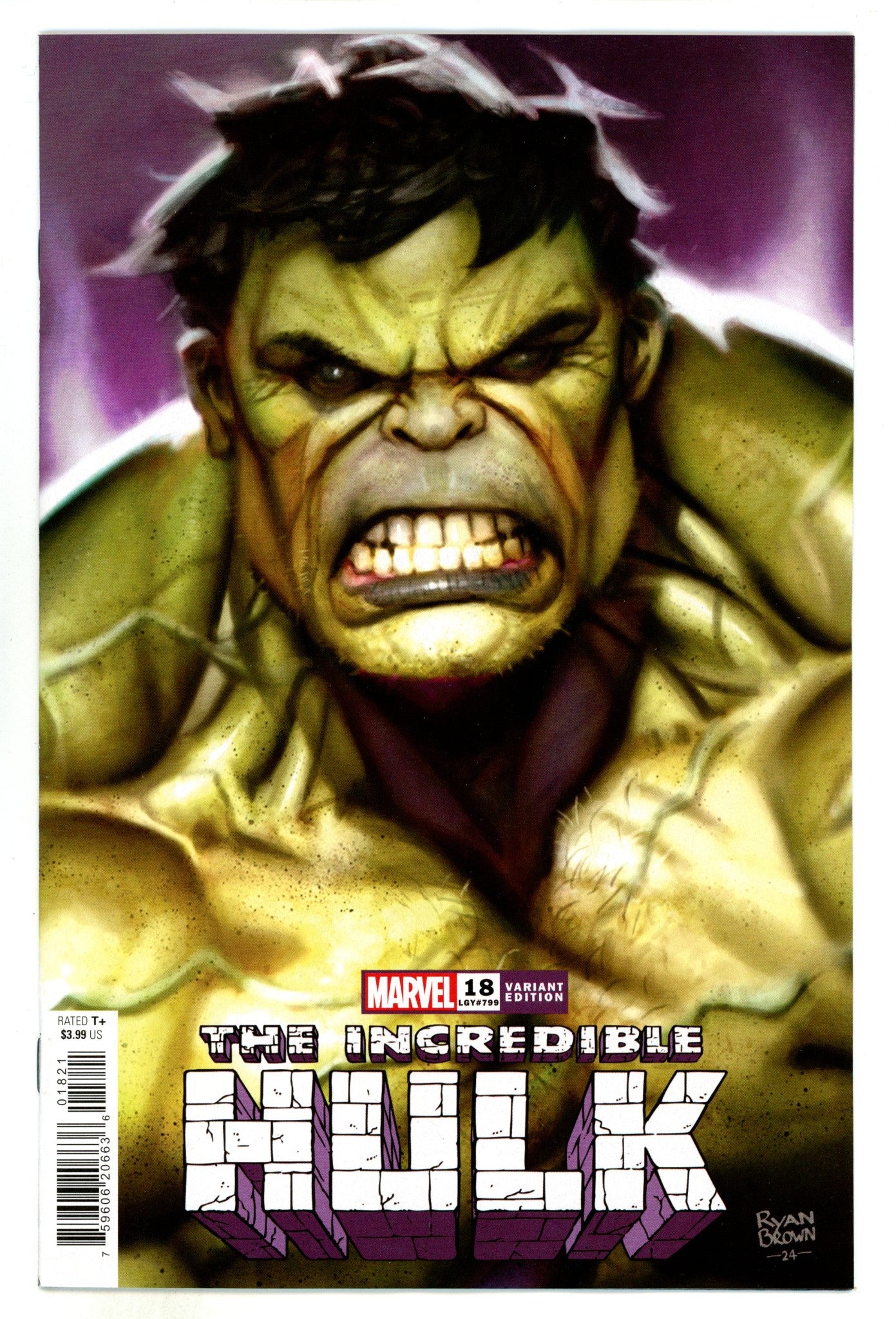 Incredible Hulk Vol 4 18 Brown Variant (2024)