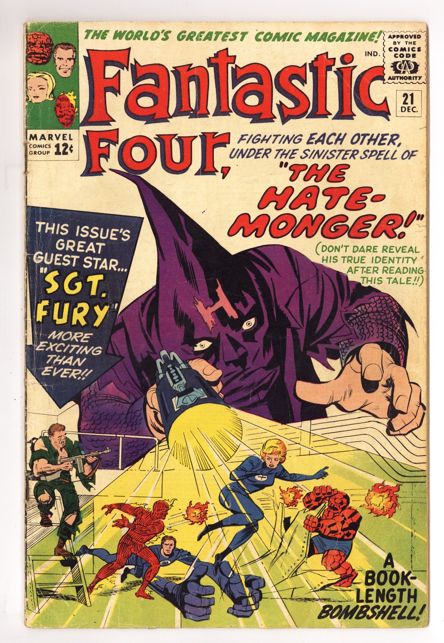 Fantastic Four Vol 1 21 VG- (3.5) (1963) 