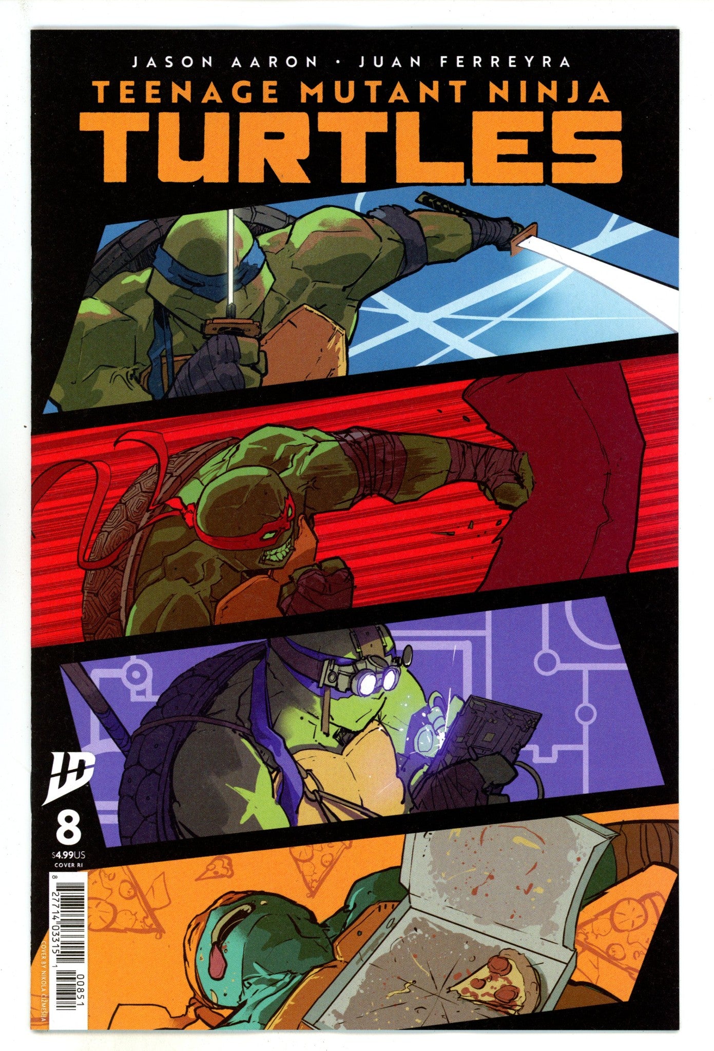 Teenage Mutant Ninja Turtles Vol 6 8 Čižmešija Incentive Variant NM- (2025)