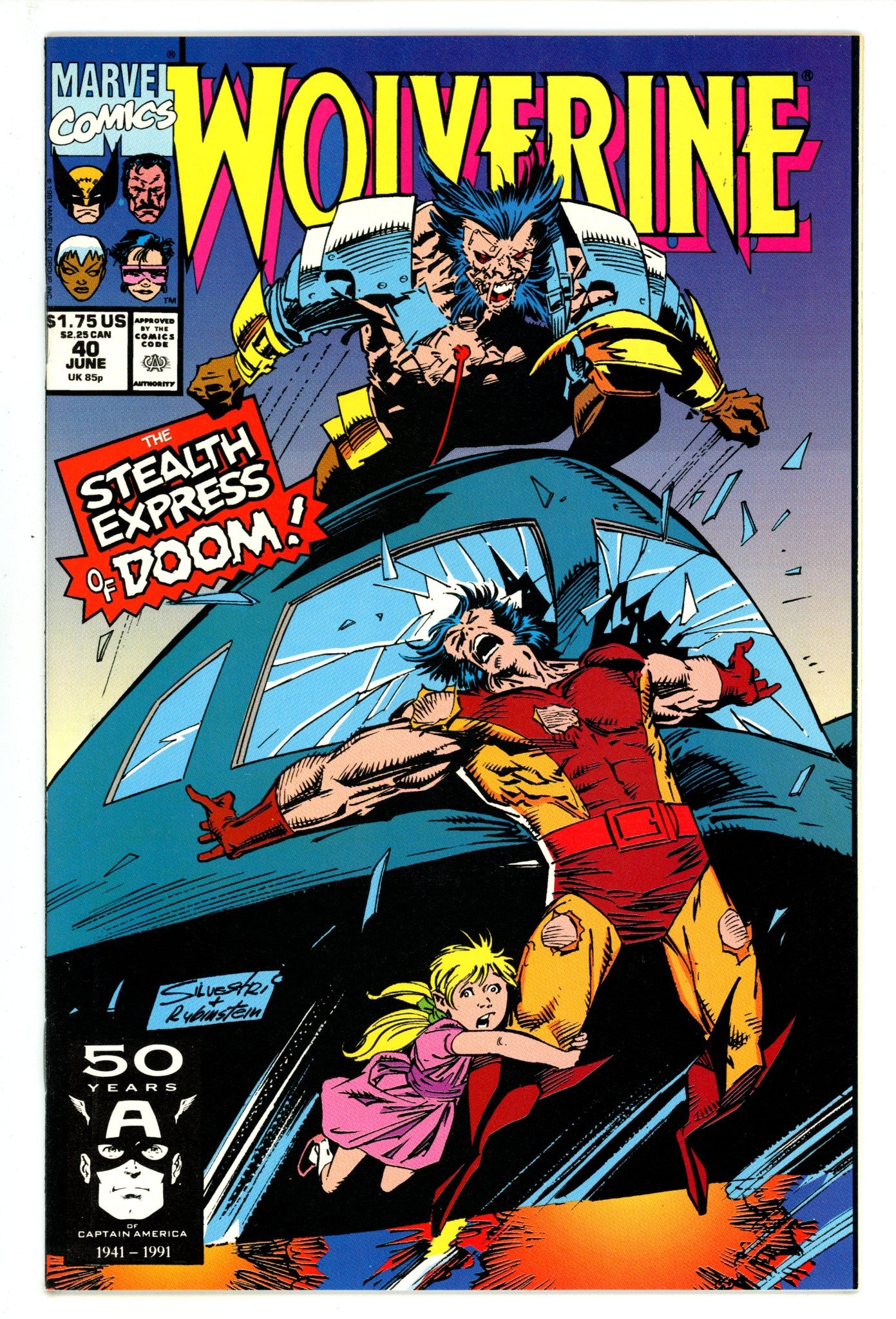 Wolverine Vol 2 40 NM- (9.2) (1991) 