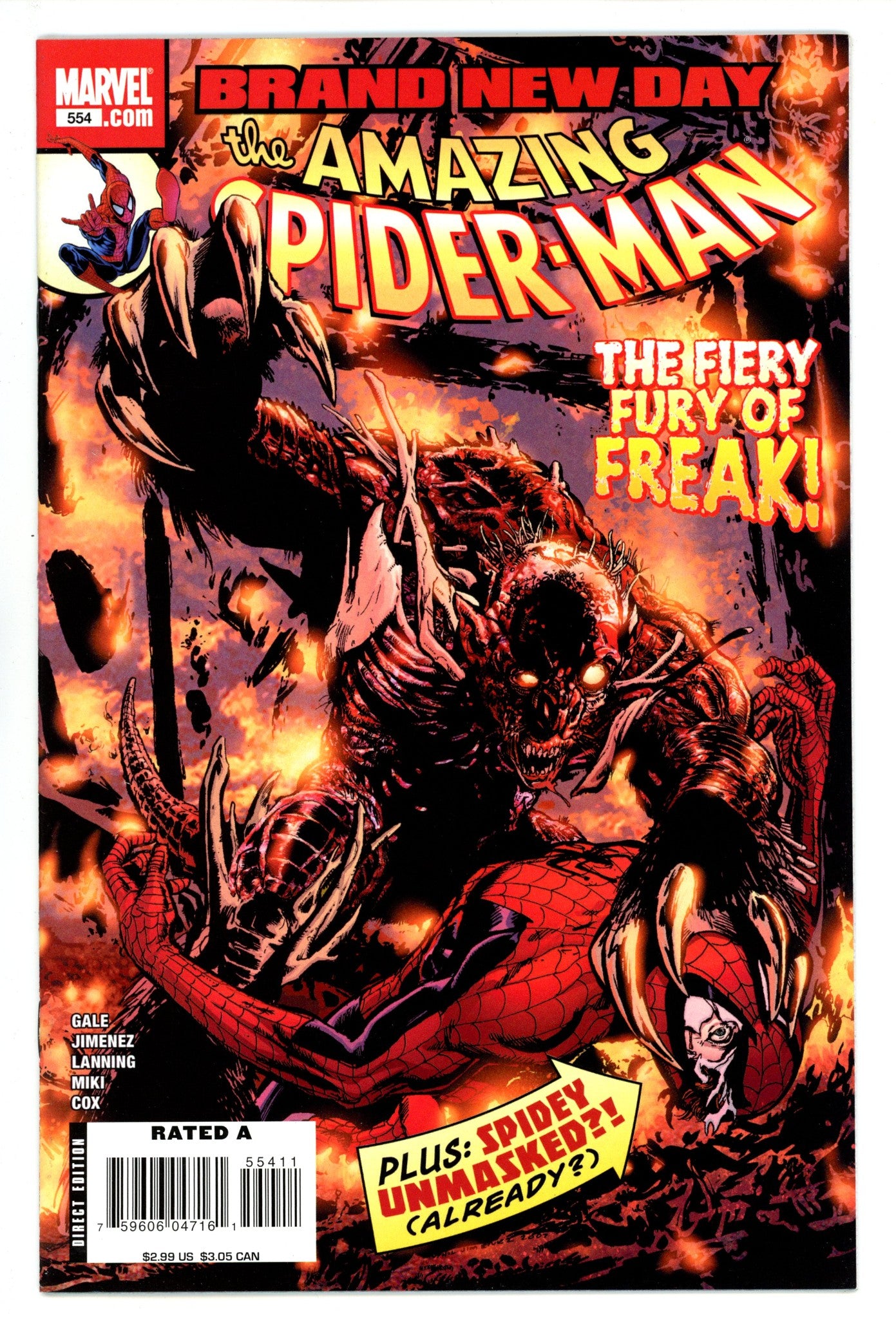 The Amazing Spider-Man Vol 2 554 High Grade (2008) 