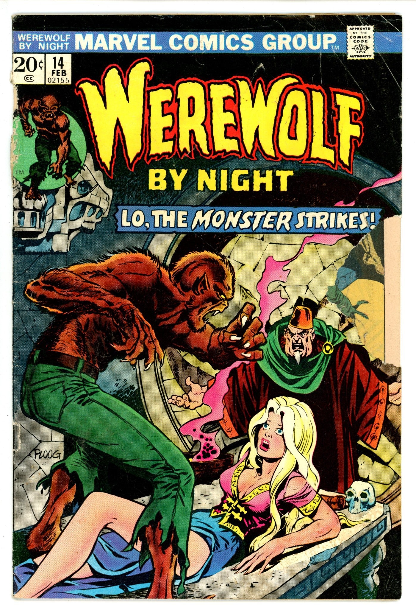 Werewolf by Night Vol 1 14 FR/GD (1974)