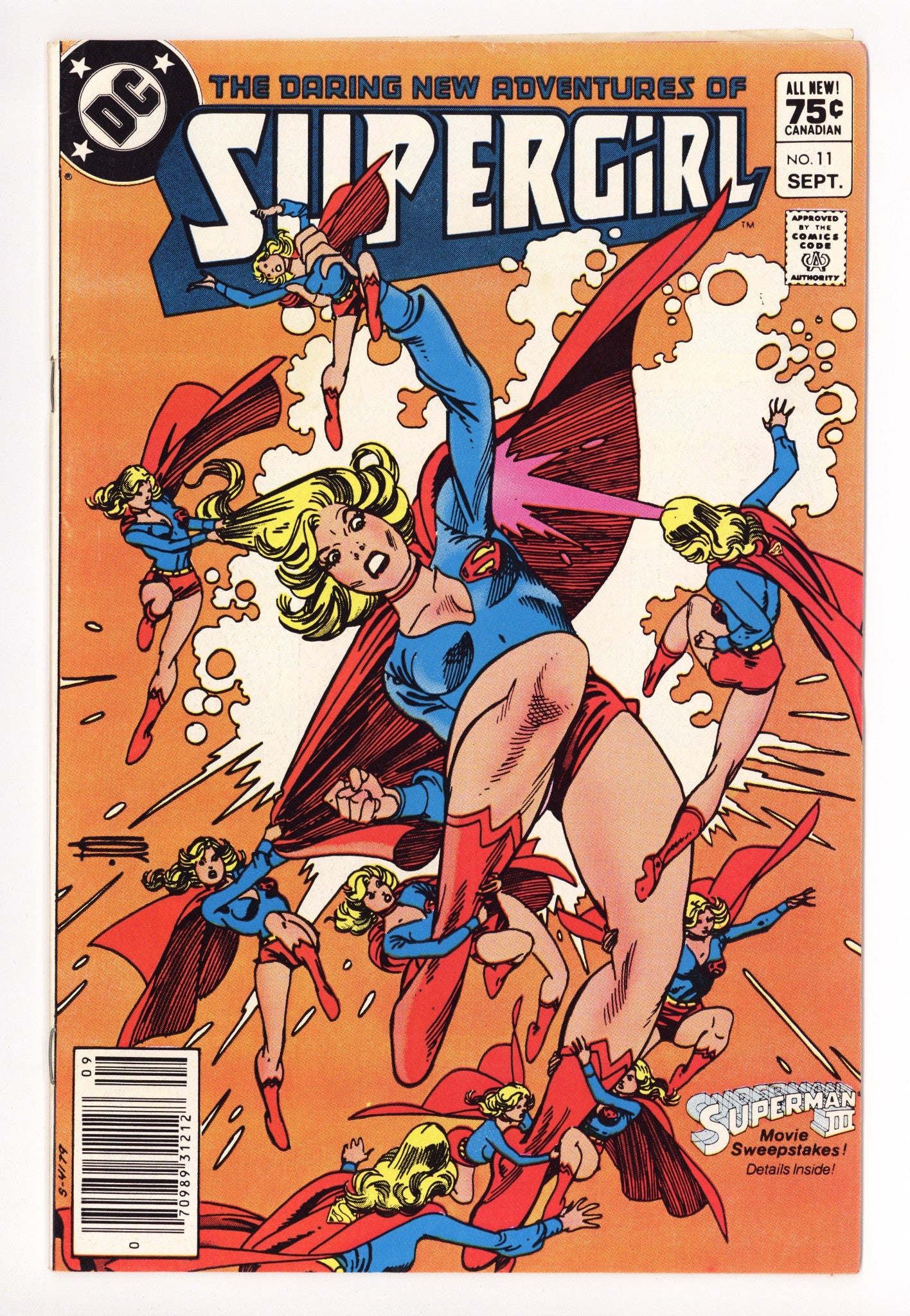 The Daring New Adventures of Supergirl 11 Mid Grade (1983) Canadian Price Variant 