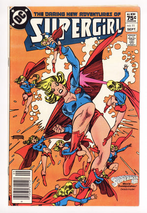 The Daring New Adventures of Supergirl 11 Mid Grade (1983) Canadian Price Variant
