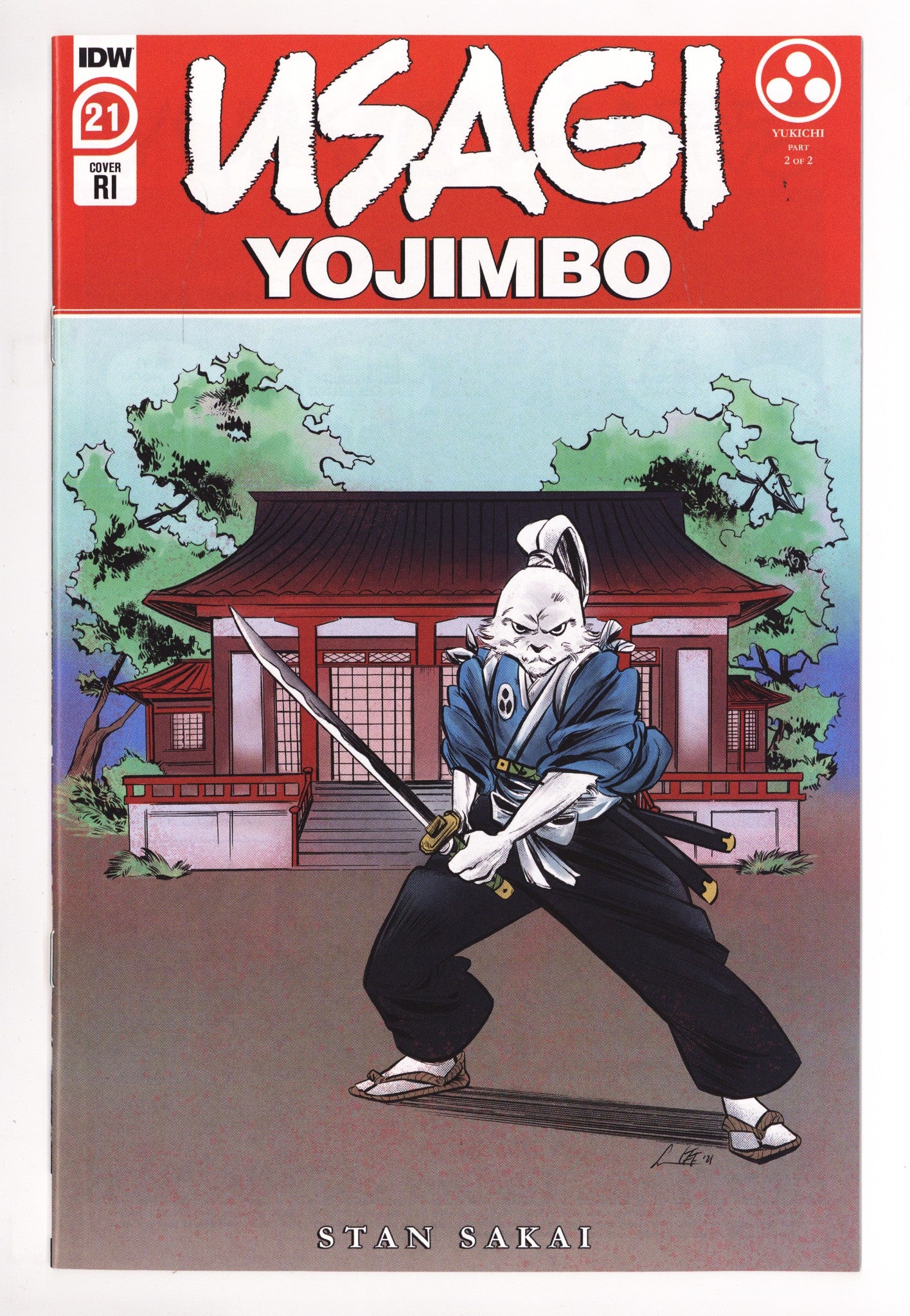 Usagi Yojimbo Vol 4 21  NM (9.4)   (2021) Lee     Incentive Variant  