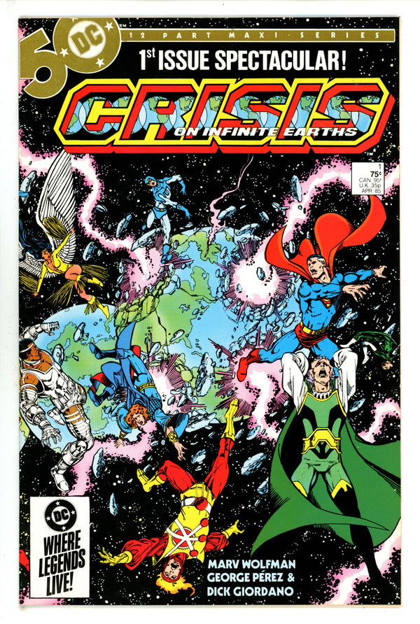 Crisis on Infinite Earths 1 VF+ (1985)