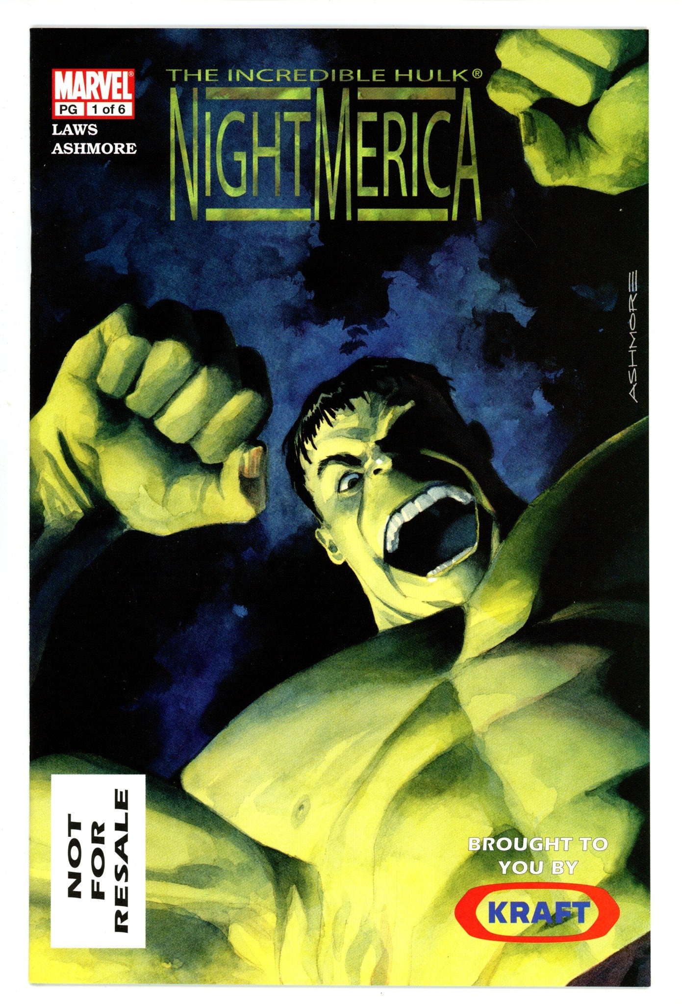 Hulk: Nightmerica 1 High Grade Kraft Edition (2003) 