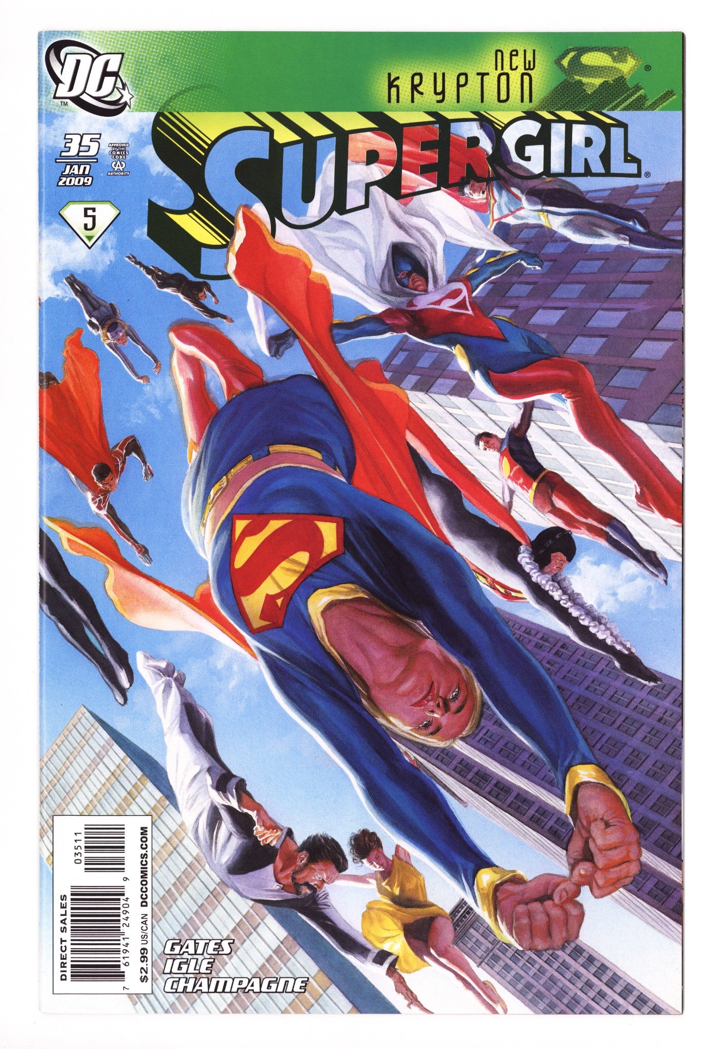 Supergirl Vol 5 35 High Grade (2009) 