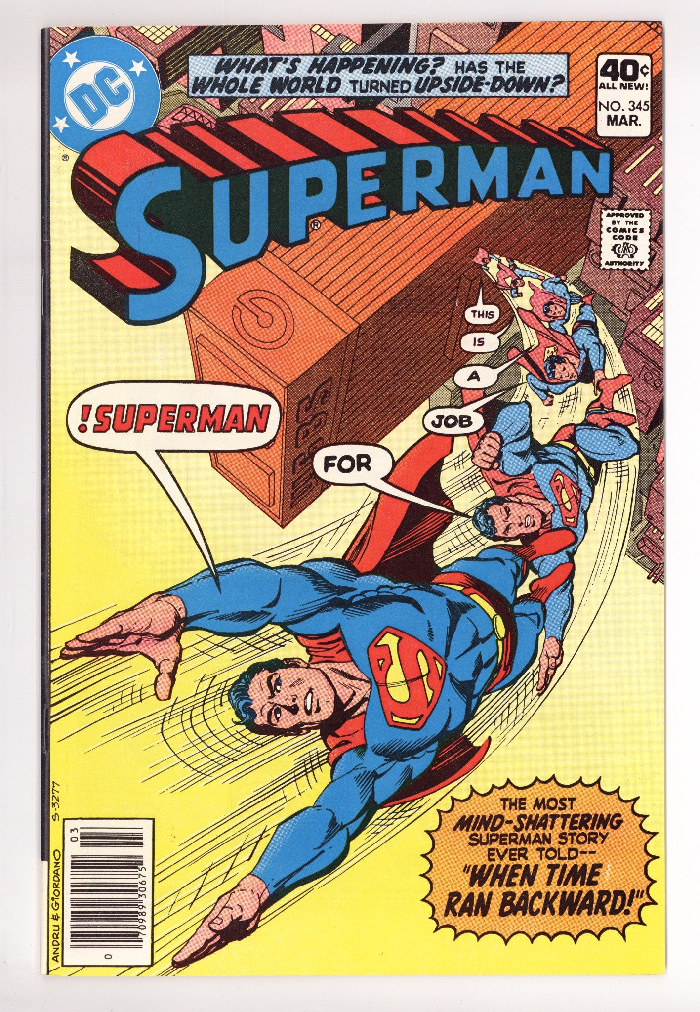 Superman Vol 1 345 High Grade (1980) 