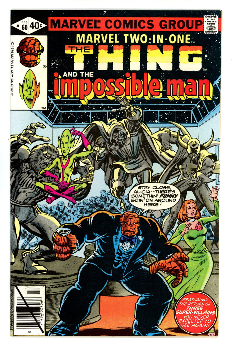 Marvel Two-in-One Vol 1 60 High Grade (1980) 